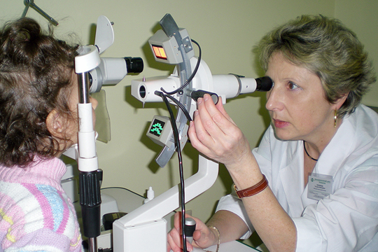 Хорошее зрение - залог полноценного развития детей