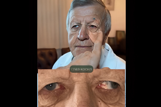 Косоглазие на 45 градусов, результат после операции