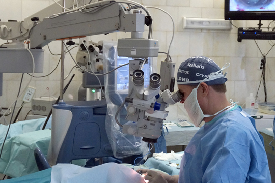 Удаление катаракты и операция методом факоэмульсификации