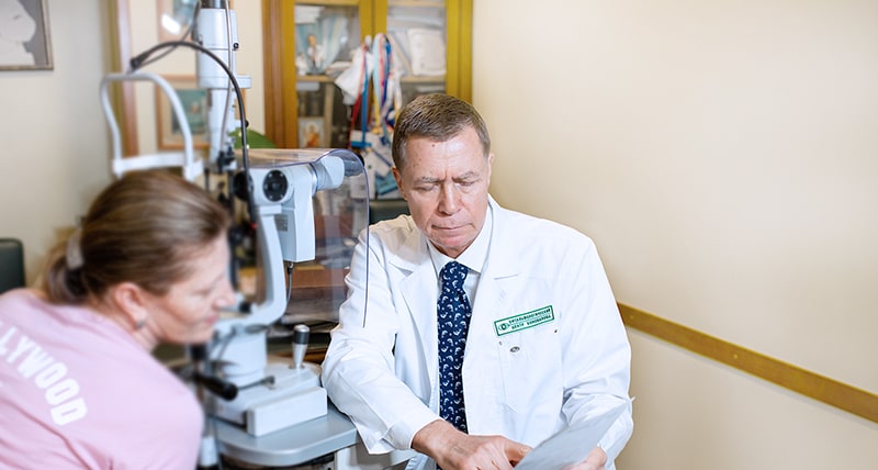 После лазерной коагуляции