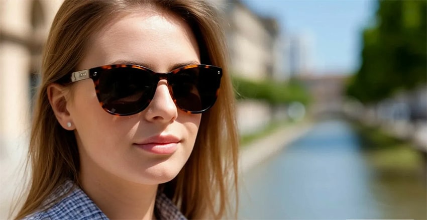 Рекомендуется носить солнцезащитные очки для защиты от УФ-лучей