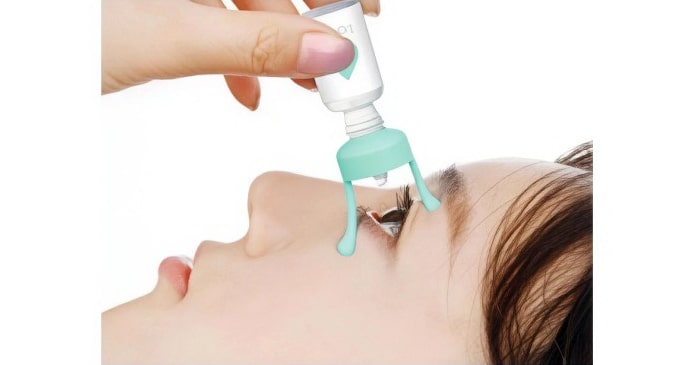 Специальное приспособление для закапывания глазных капель Специальное приспособление для закапывания глазных капель